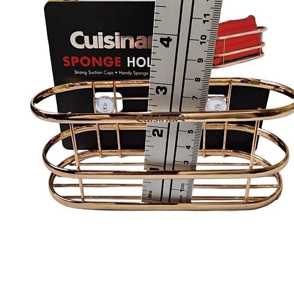 Cuisinart Sponge Basket Suction Cup Mount Kitchen Sink Tool Rack Chrome … - Picture 7 of 10